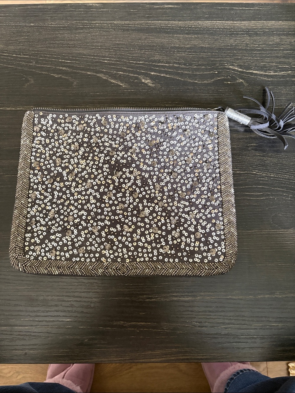 Mossimo Supply Co. Gray sequence Bag